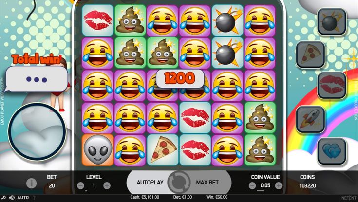 Pays spelautomater Emoji 63125