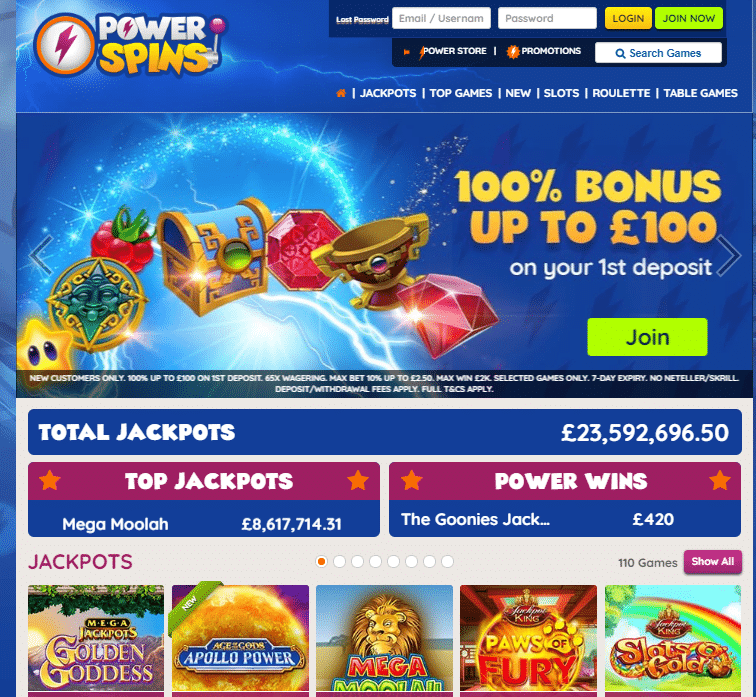 Lotto lördag Power Spins dubbel